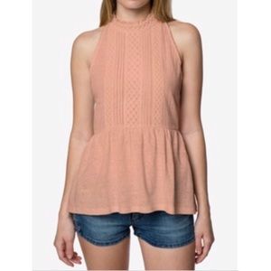 O’NEILL Vivien Halter Peplum Top